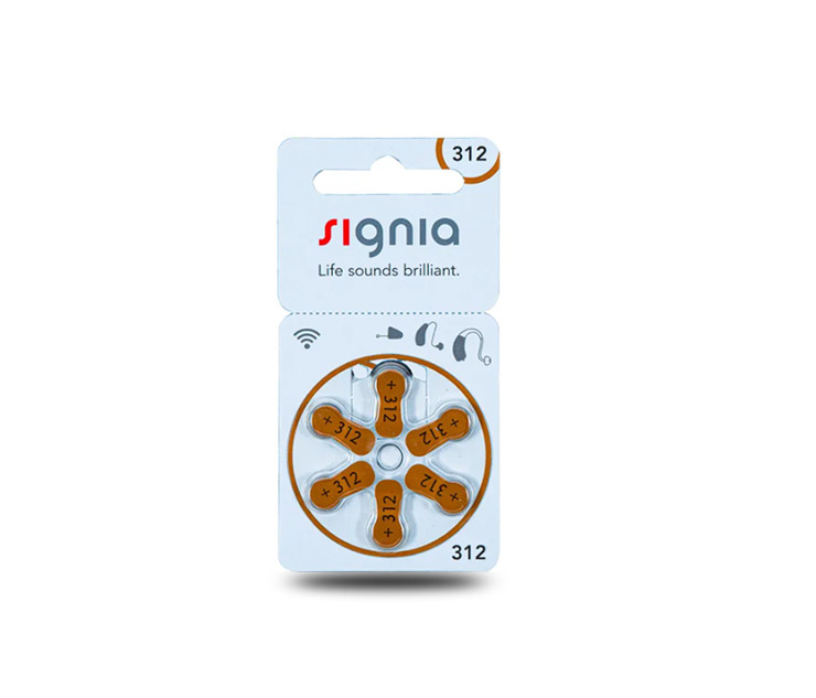 Signia Hearing Aid Battery Size 312