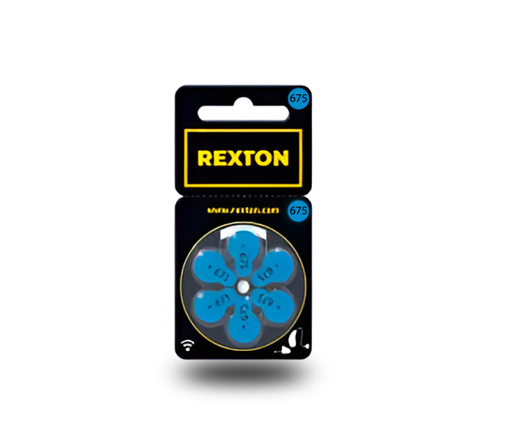 REXTON Hearing Aid Battery Size 675